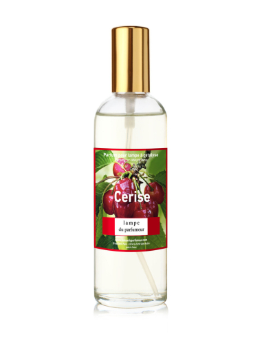 vaporisateur d'ambiance senteur cerise 100ml - lampe du parfumeur