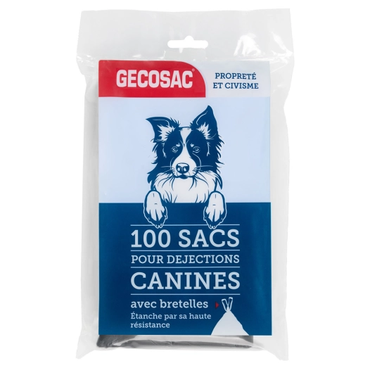 sacs à déjections canines x100 - gecosac