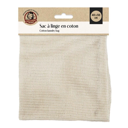 filet à linge en coton 40x50cm - la menagere