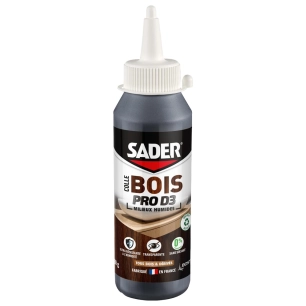 colle bois pro d3 biberon de 100g - sader