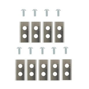 blister contenant 9 lames pour robots worx landroid m1000, wg754e, wg791e.1, wg791e, wg794e, wg793e.1, wg793e, wg795e. remplace