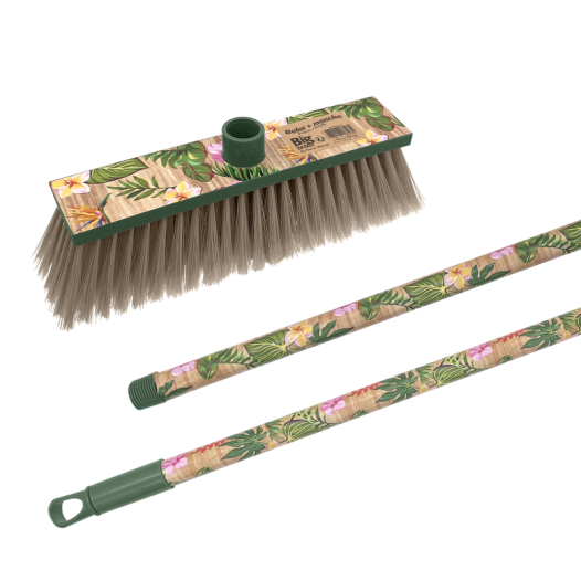balai + manche remue menage décor nature tropical - rm