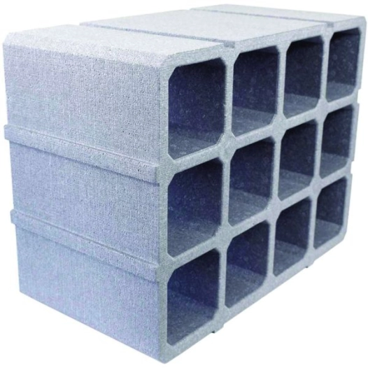 casier neops 12 bouteillesgris argent