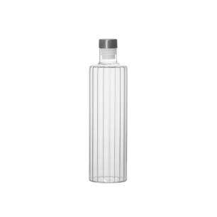 bouteille en verre, bouchon inox 1 l