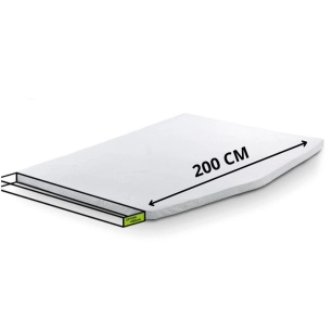 option pour sur-matelas d'une longueur supérieure à 200 cm - duvalay