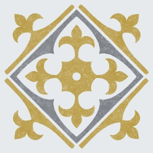 12 dalles murales adhésives wall tiles nadia jaune 15.25x15.25cm boite de 6 - dc-fix