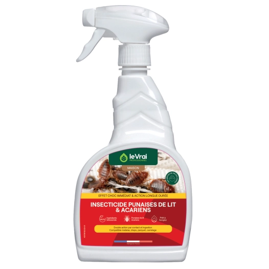 6 insecticide punaises de lit et acariens 750ml tp18 - le vrai