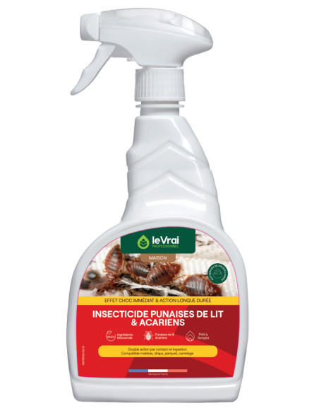 6 insecticide punaises de lit et acariens 750ml tp18 - le vrai