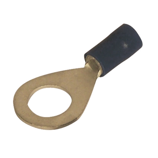 cosse à oeillet 8 mm bleue (1,5 à 2,5 mm²)