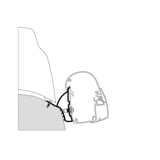 adaptateur de stores hymer car 302 - thule