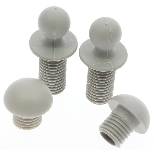 embouts de repose-jambes gris pour fauteuil - westfield