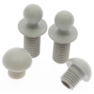 embouts de repose-jambes gris pour fauteuil - westfield