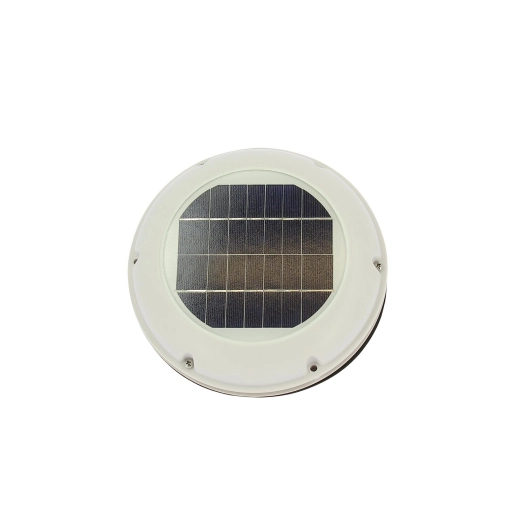 aérateur solaire extracteur en plastique blanc - optima