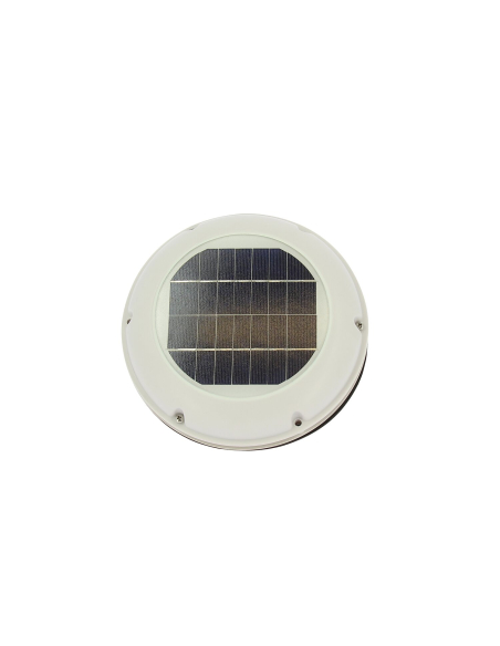 aérateur solaire extracteur en plastique blanc - optima