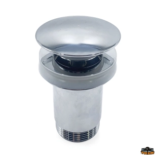 bonde droite en laiton chromé - trem