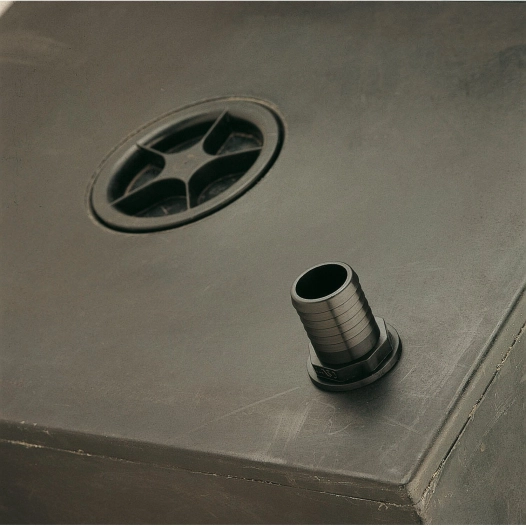 raccord droit de réservoir pour tuyau diam. 40 mm - lilie