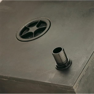 raccord droit de réservoir pour tuyau diam. 40 mm - lilie