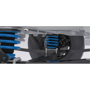 ressorts progressifs arrières coilspring volkswagen crafter 2 / man tge fwd 3-4t fourgon 2017 - vb airsuspensions