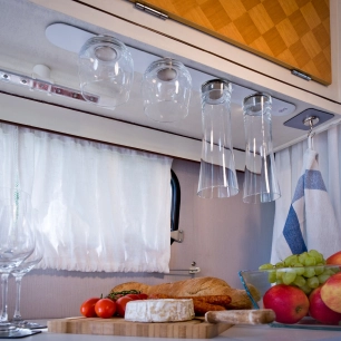 barre métallique blanche 50 cm - silwy