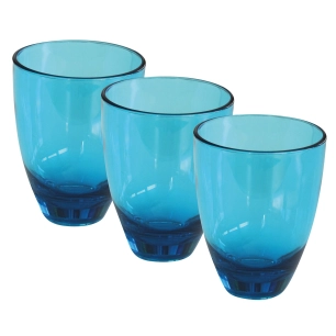 pack verres massa 18cl bleu 18 cl - wol