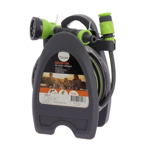 tuyau d'eau 10 m avec mini enrouleur - optima