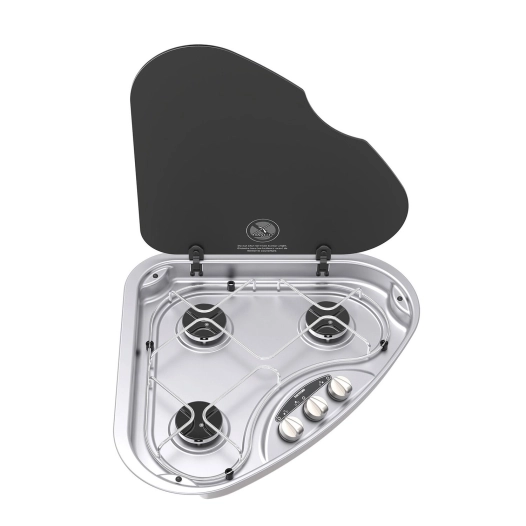 réchaud encastrable 3 feux basic line 330 version droite - thetford