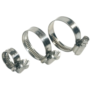 collier plat acier galvanisé pour tuyau diam. 20 mm