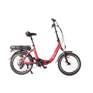 vélo à assistance électrique confort 20'' rouge 10,4ah - eza