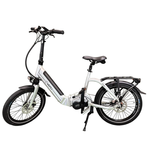 vélo à assistance électrique pliant muzy 20 gris 11ah - vepli