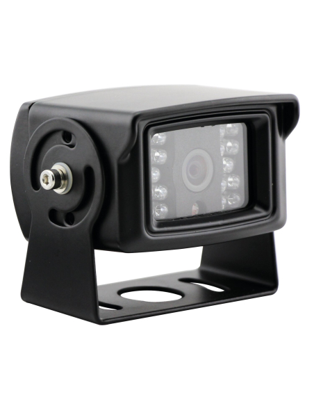 caméra de recul filaire 18 leds noire - equinoxe