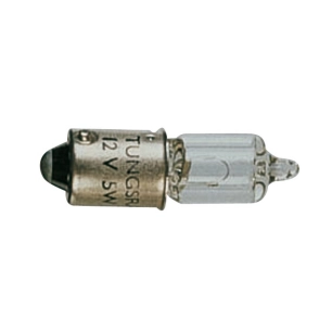 ampoule 12 volts b9 (1 plot) 5 watts halogène