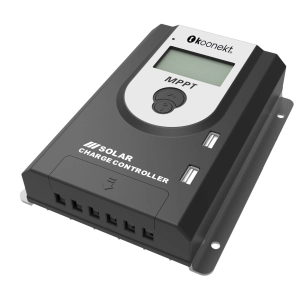 régulateur solaire mppt lcd 10a - koonekt