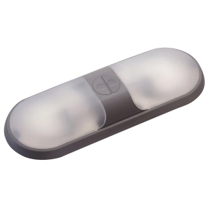 plafonnier à leds double blanc