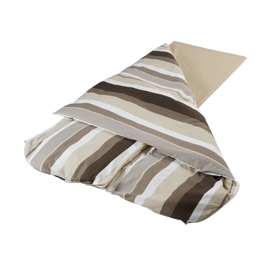 couchage grand confort coffee cream 58 x 190 x 4 cm - duvalay