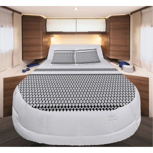 prêt à dormir 100% coton etnik 140 x 210 cm - incasa