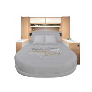 prêt à dormir 100% coton good night 130 x 190 cm pan coupé gauche - incasa