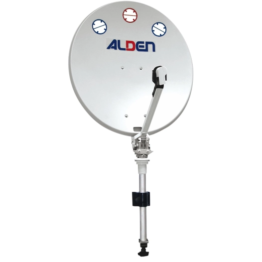 antenne satellite manuelle airpass® 85 aio® satmatic® 18,5'' dvd hd fransat - alden
