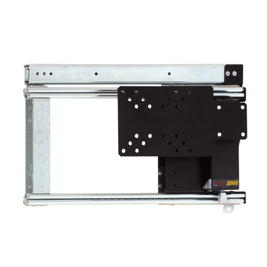 support mural à glissières droite déport 401 mm - project 2000