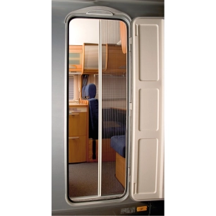 moustiquaire de porte en plissé remicare ii l 650 x l 1800 cadre 58 caravane - remis