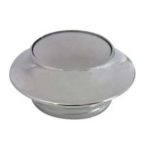 rosace + bouton argent épaisseur de porte 19 mm