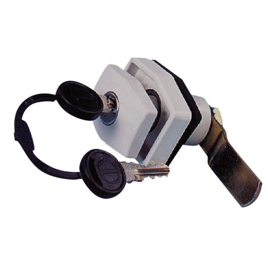 poignée claquante avec 2 clès noire