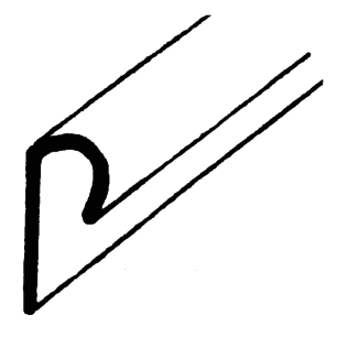 profil de finition noir