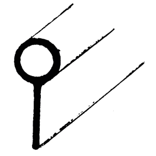 profil cache-découpe marron