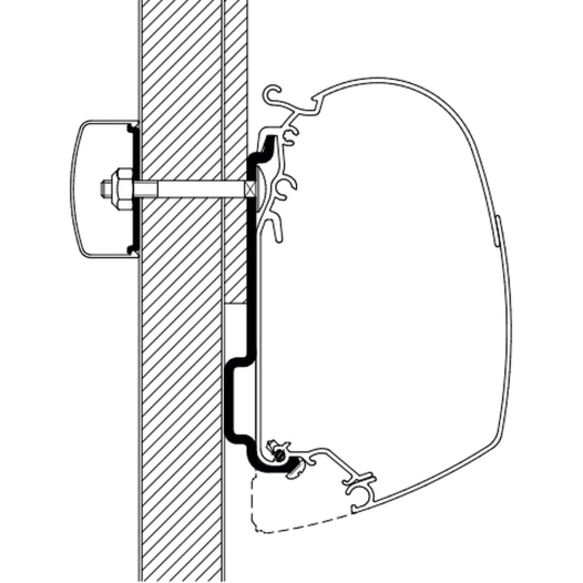 adaptateur de stores eden allegro avant 2010 standard - thule