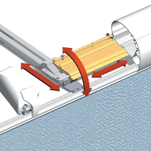 set rail de montage + adaptateur pour stores x3 - thule