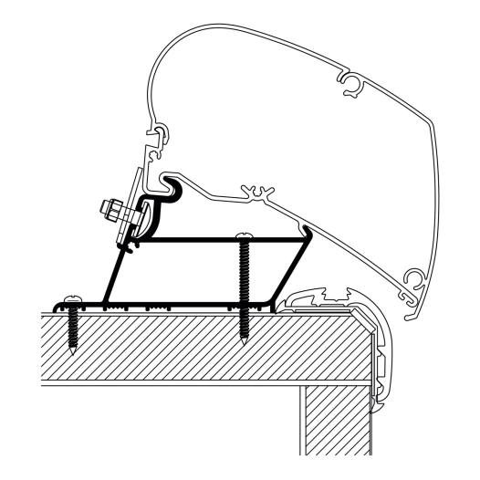 adaptateur de stores malibu 3,5 m - thule