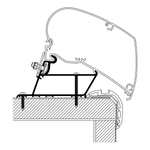 adaptateur de stores malibu 4 m - thule