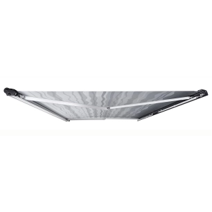 store électrique perfect roof 2000 3.25 m boîtier anthracite toile grise - dometic