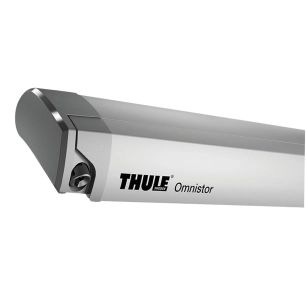 omnistor 9200 motorisé mystic gris 5,50 m boîtier blanc - thule