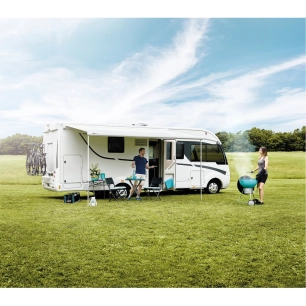 omnistor 5200 mystic gris 4,50 m boîtier blanc - thule